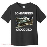 Italian Brainrot Bombardino Crocodilo Toddler T-Shirt thumb 0