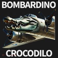 Italian Brainrot Bombardino Crocodilo Toddler T-Shirt thumb 4