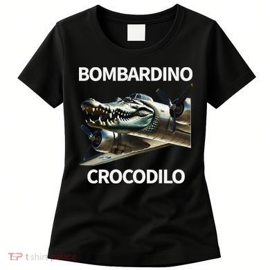 Italian Brainrot Bombardino Crocodilo Women's T-Shirt