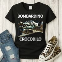 Italian Brainrot Bombardino Crocodilo Women's T-Shirt thumb 3