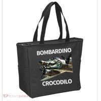 Italian Brainrot Bombardino Crocodilo Tote Bag thumb 2