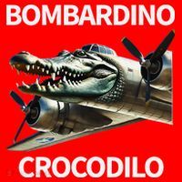 Italian Brainrot Bombardino Crocodilo Santa Hat thumb 1