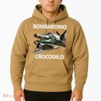 Italian Brainrot Bombardino Crocodilo Hoodie thumb 2