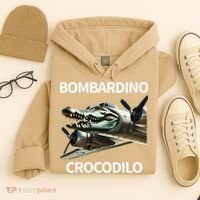 Italian Brainrot Bombardino Crocodilo Hoodie thumb 4