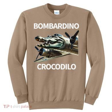 Italian Brainrot Bombardino Crocodilo Sweatshirt