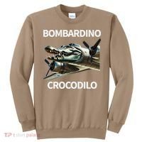 Italian Brainrot Bombardino Crocodilo Sweatshirt thumb 0