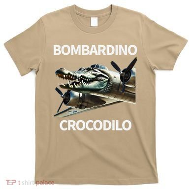 Italian Brainrot Bombardino Crocodilo T-Shirt