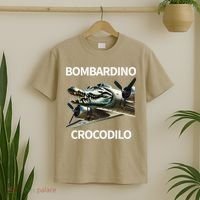 Italian Brainrot Bombardino Crocodilo T-Shirt thumb 2