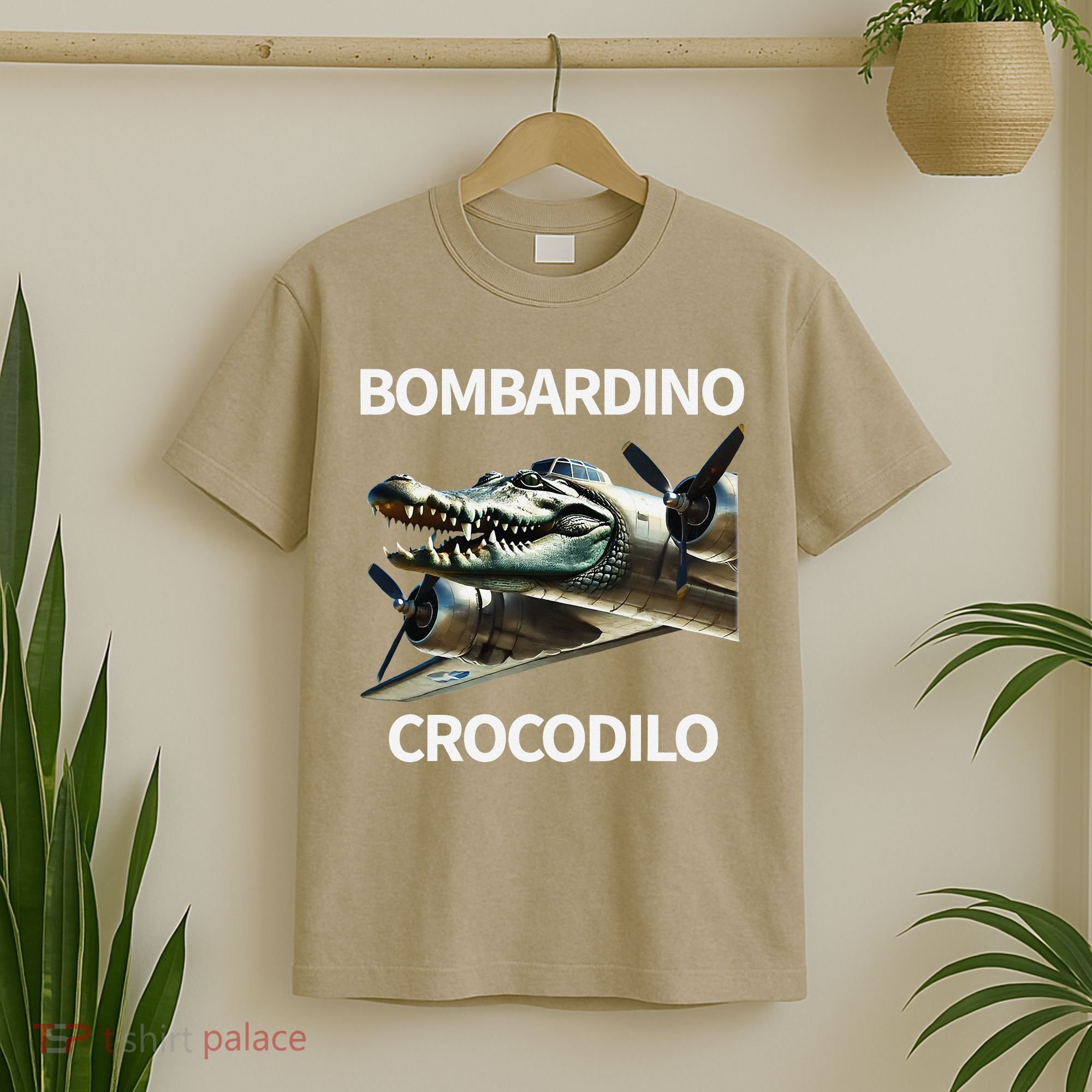 Italian Brainrot Bombardino Crocodilo T-Shirt