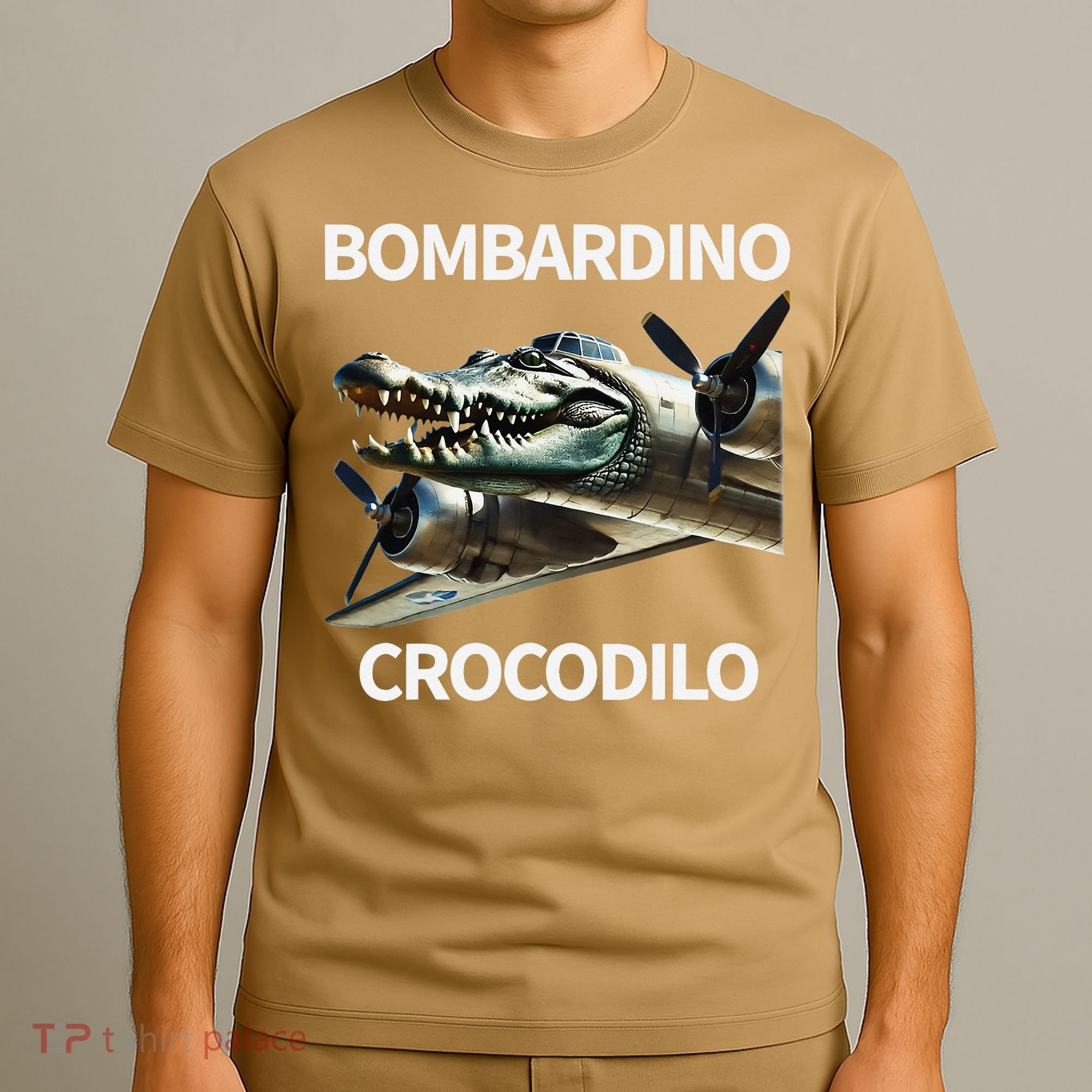 Italian Brainrot Bombardino Crocodilo T-Shirt