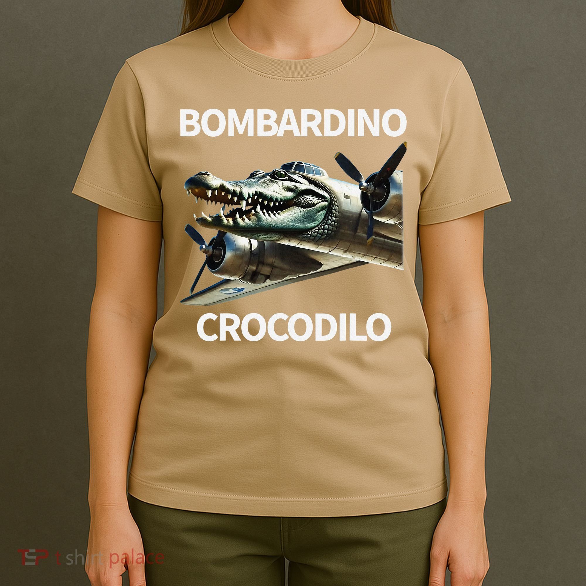 Italian Brainrot Bombardino Crocodilo T-Shirt