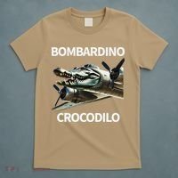 Italian Brainrot Bombardino Crocodilo T-Shirt thumb 5