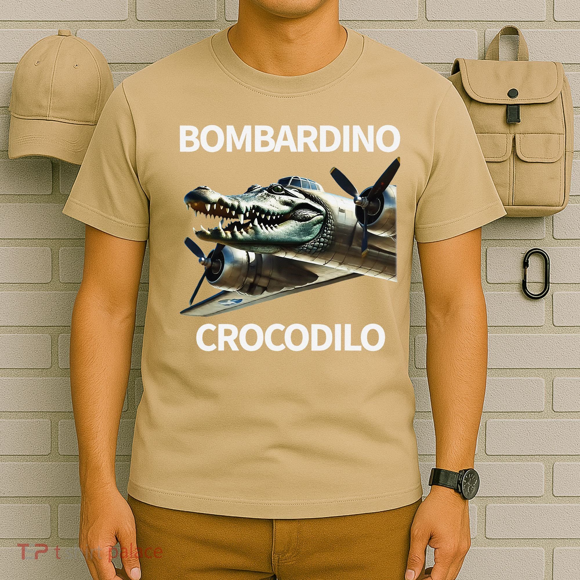 Italian Brainrot Bombardino Crocodilo T-Shirt