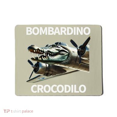 Italian Brainrot Bombardino Crocodilo Mousepad