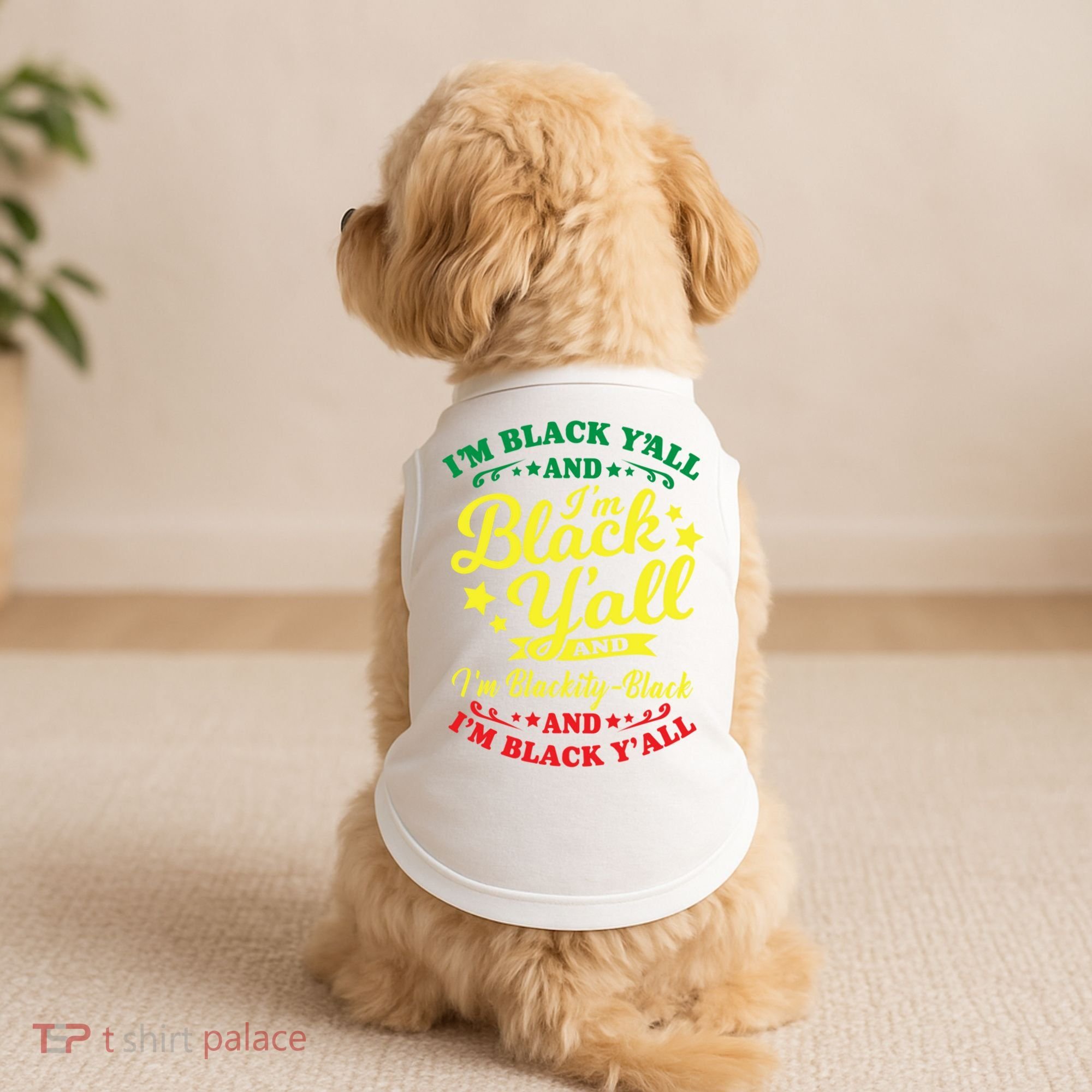 I'm Blackity Black African American Black Pride Great Gift Doggie Tank