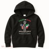 Italian By Blood American By Birth Patriot By Choice Cool Kids Hoodie thumb 0