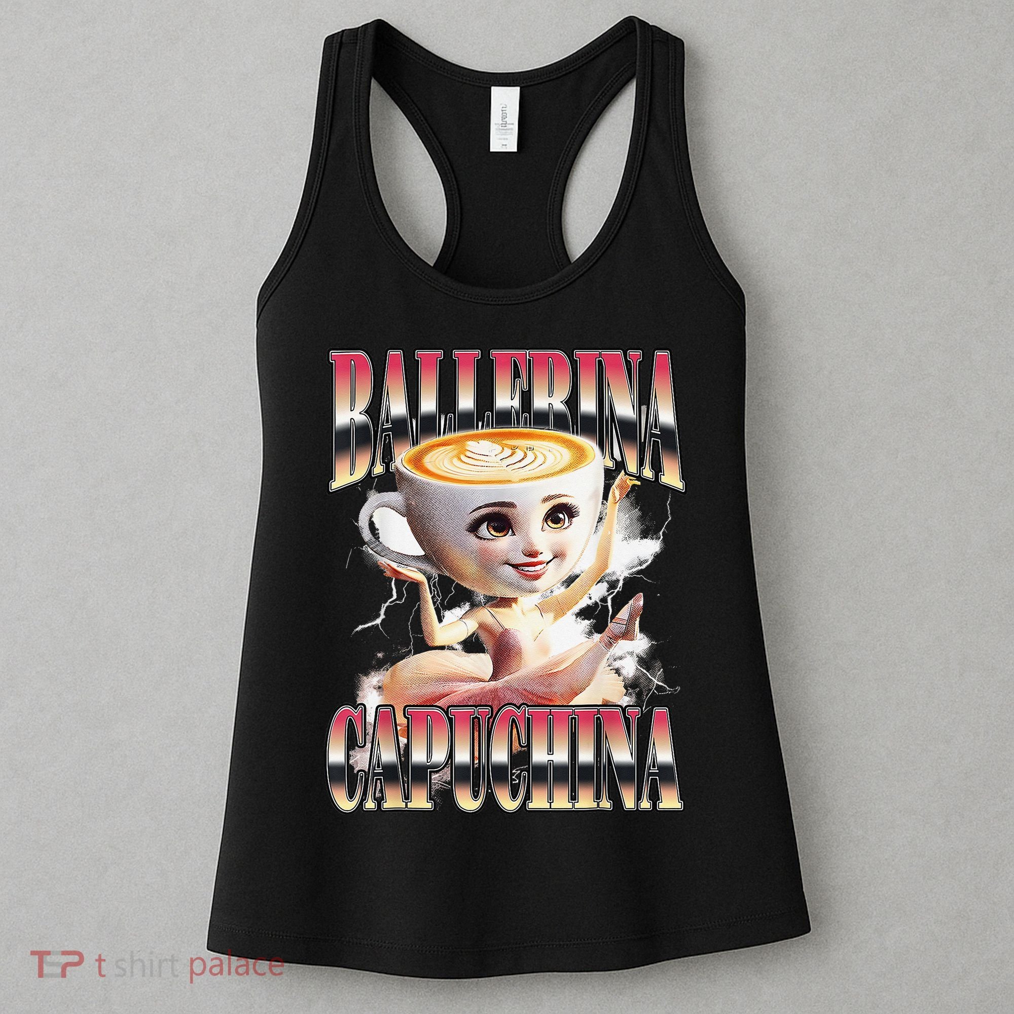 Italian Brainrot Ballerina Cappuccina Ballerina Cappuccino Women's Tank Top