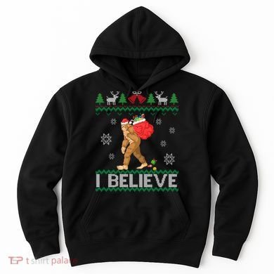 I Believe Bigfoot Christmas Hoodie