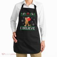 I Believe Bigfoot Christmas Apron thumb 2