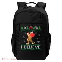 I Believe Bigfoot Christmas Backpack thumb 0