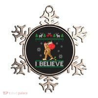 I Believe Bigfoot Christmas Ornament thumb 0