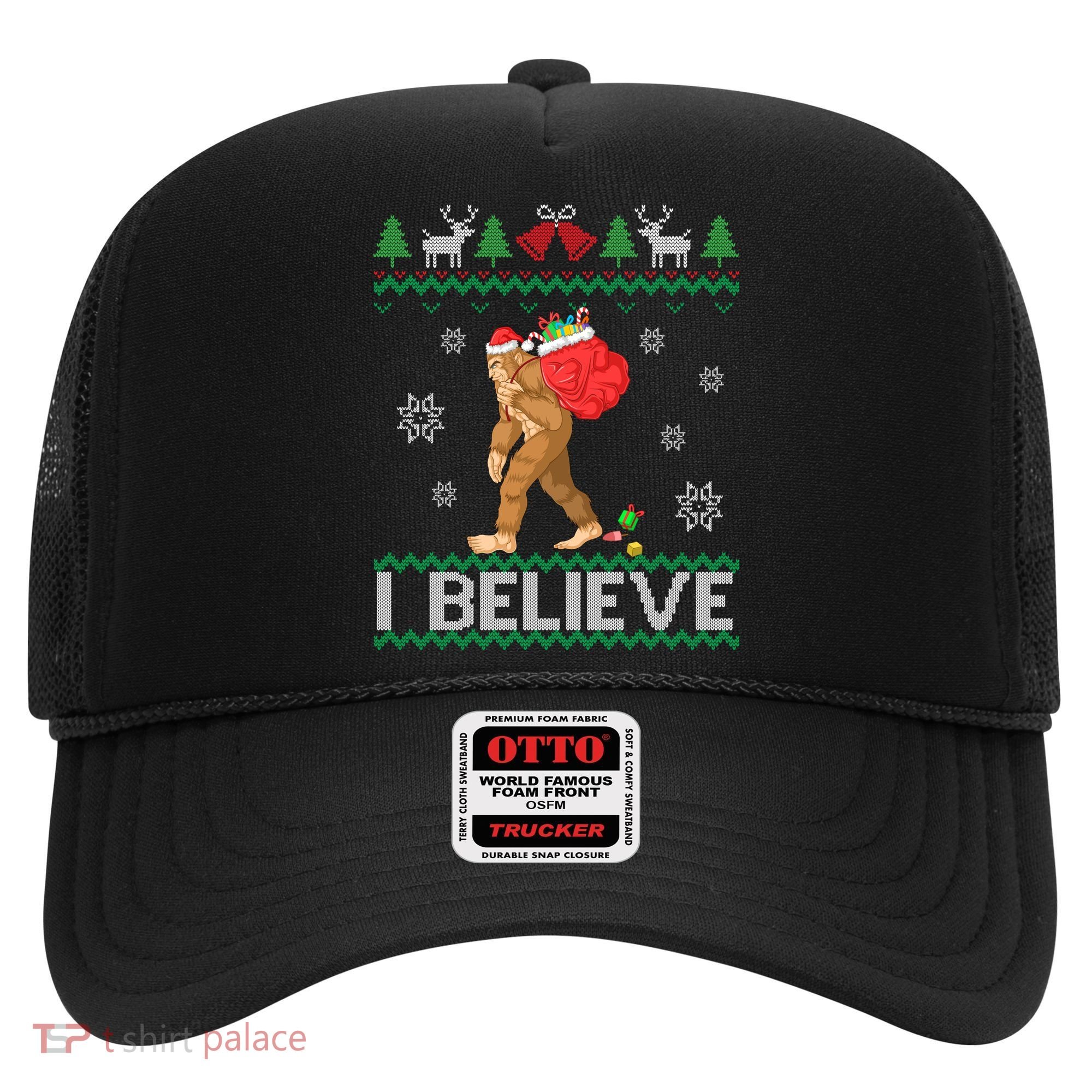 I Believe Bigfoot Christmas Hat