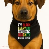 I'm Blackity Black African American  Juneteenth USA-Made Doggie Bandana thumb 1