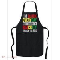 I'm Blackity Black African American  Juneteenth Apron thumb 0
