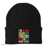 I'm Blackity Black African American  Juneteenth Beanie thumb 0