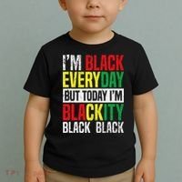 I'm Blackity Black African American  Juneteenth Toddler T-Shirt thumb 2