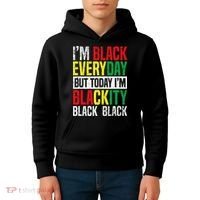 I'm Blackity Black African American  Juneteenth Kids Hoodie thumb 4
