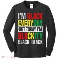 I'm Blackity Black African American  Juneteenth Kids Long Sleeve Shirt thumb 0