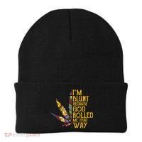 Im Blunt Because God Rolled Me That Way Weed Beanie thumb 0