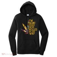 Im Blunt Because God Rolled Me That Way Weed Women's Hoodie thumb 0