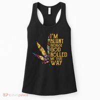 Im Blunt Because God Rolled Me That Way Weed Women's Tank Top thumb 0