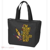 Im Blunt Because God Rolled Me That Way Weed Tote Bag thumb 3