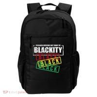 I'm Blackity Black African American Black Power Backpack thumb 0