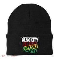 I'm Blackity Black African American Black Power Beanie thumb 0