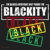 I'm Blackity Black African American Black Power Golf Towel thumb 3