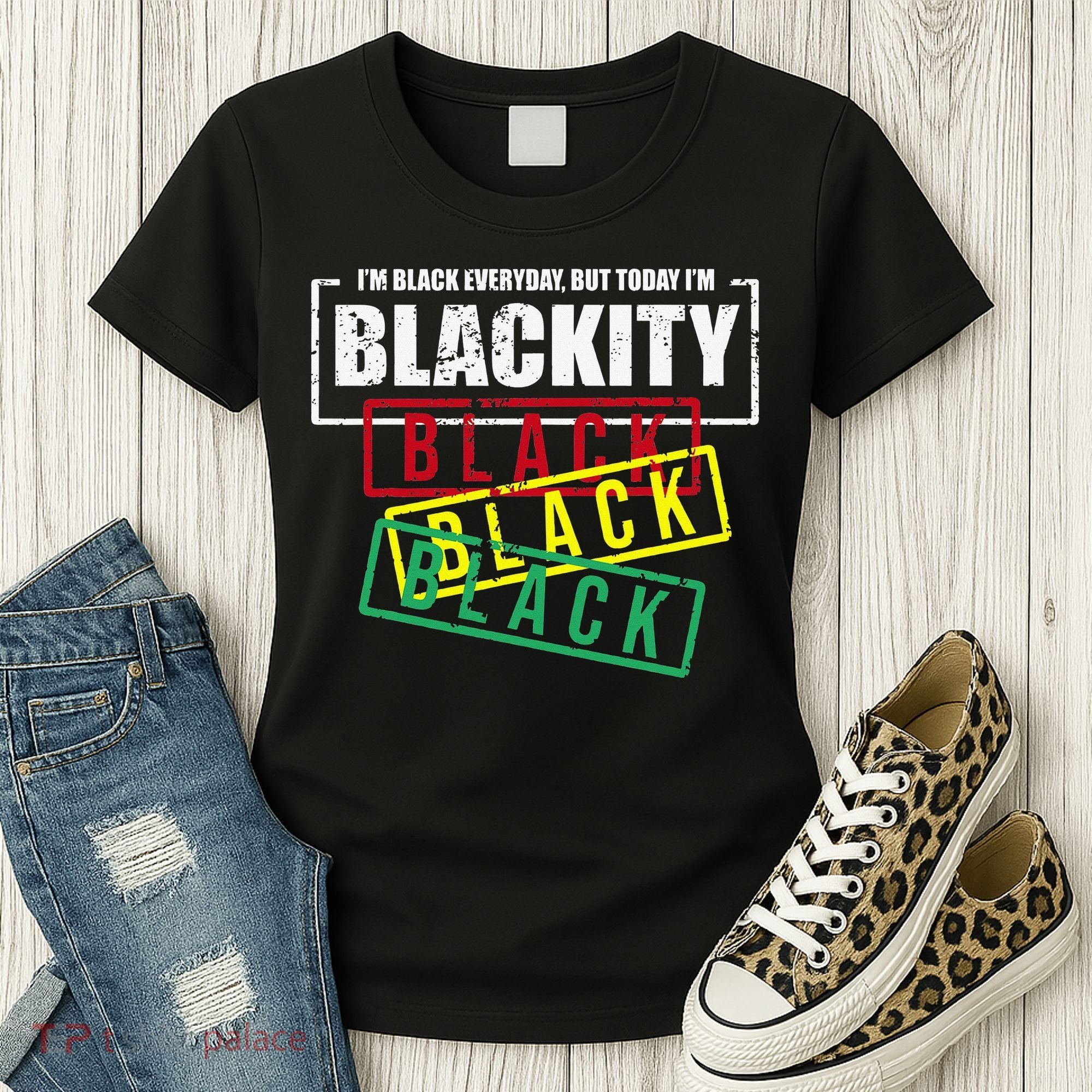 I'm Blackity Black African American Black Power Women's T-Shirt