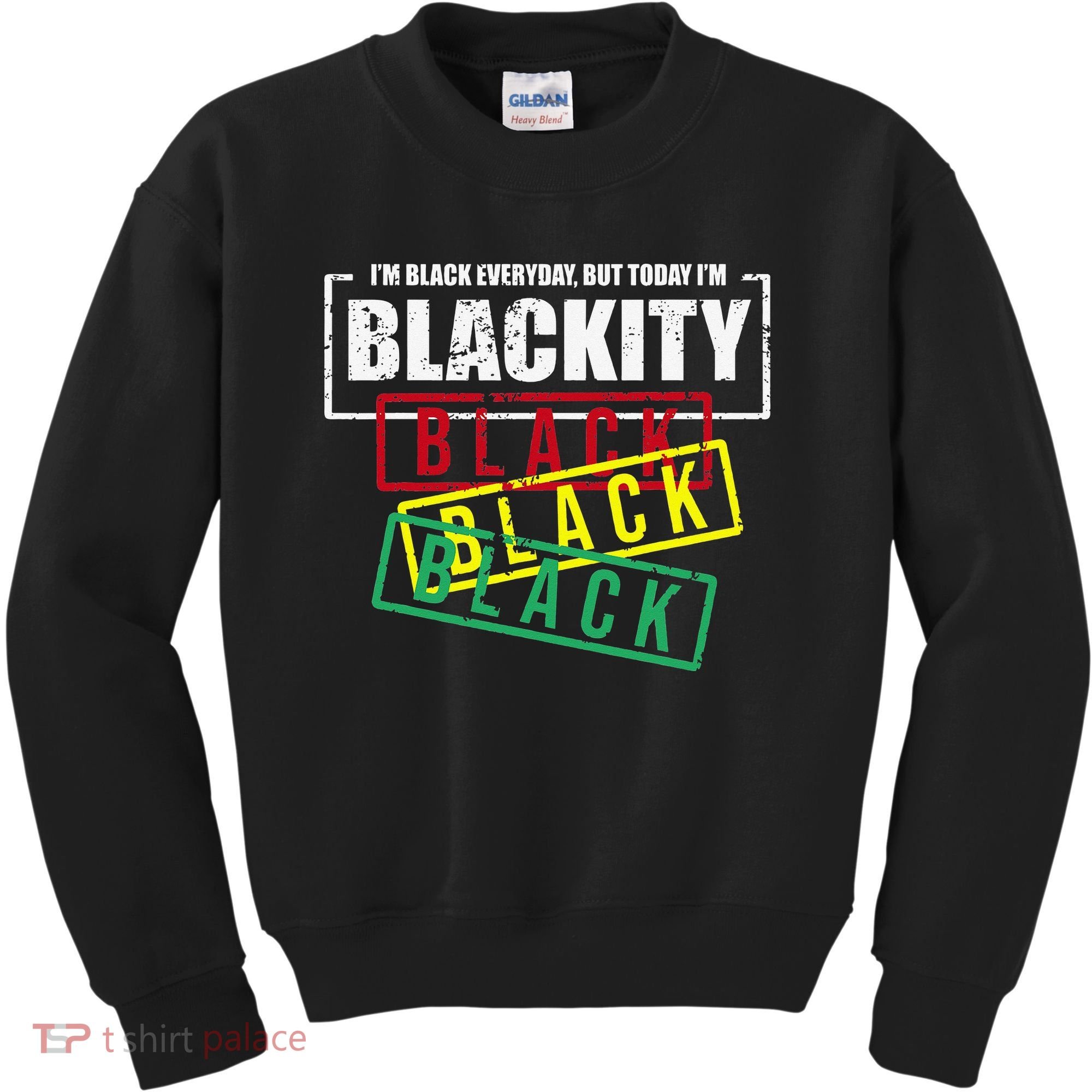 I'm Blackity Black African American Black Power Kids Sweatshirt