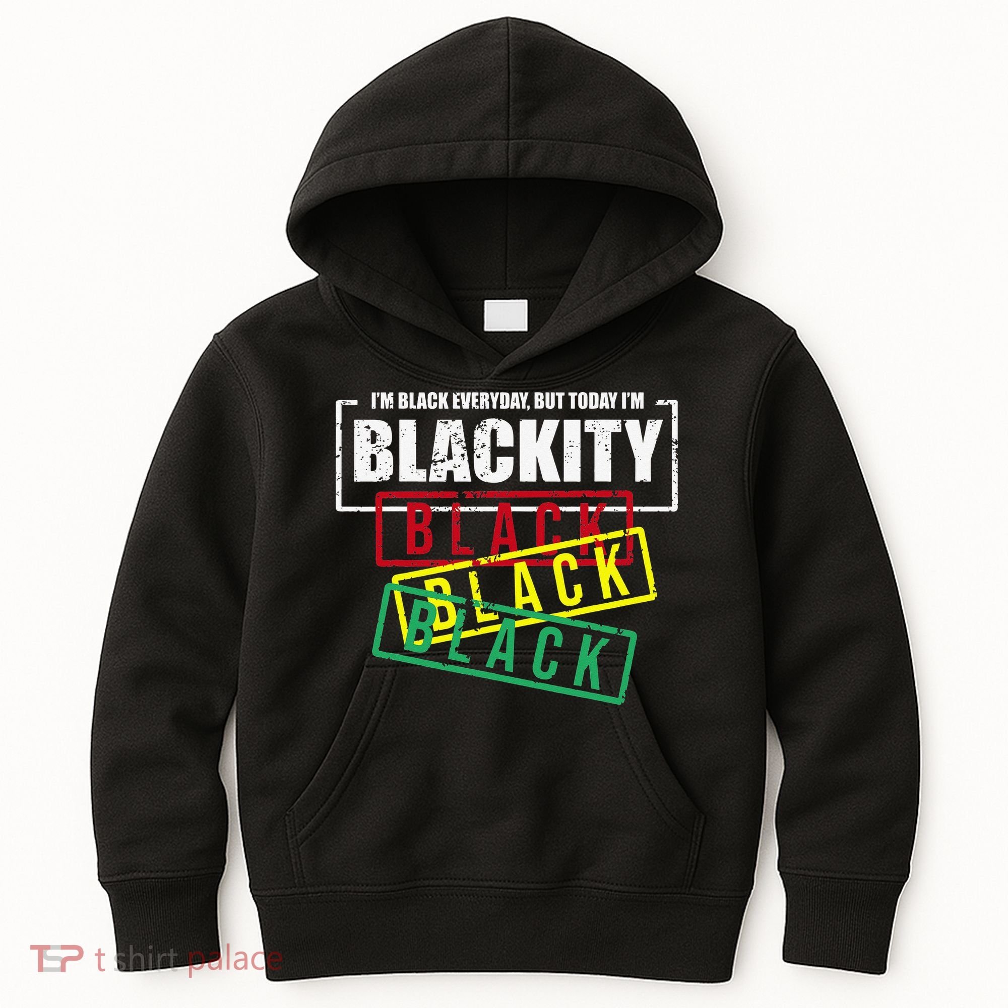 I'm Blackity Black African American Black Power Kids Hoodie