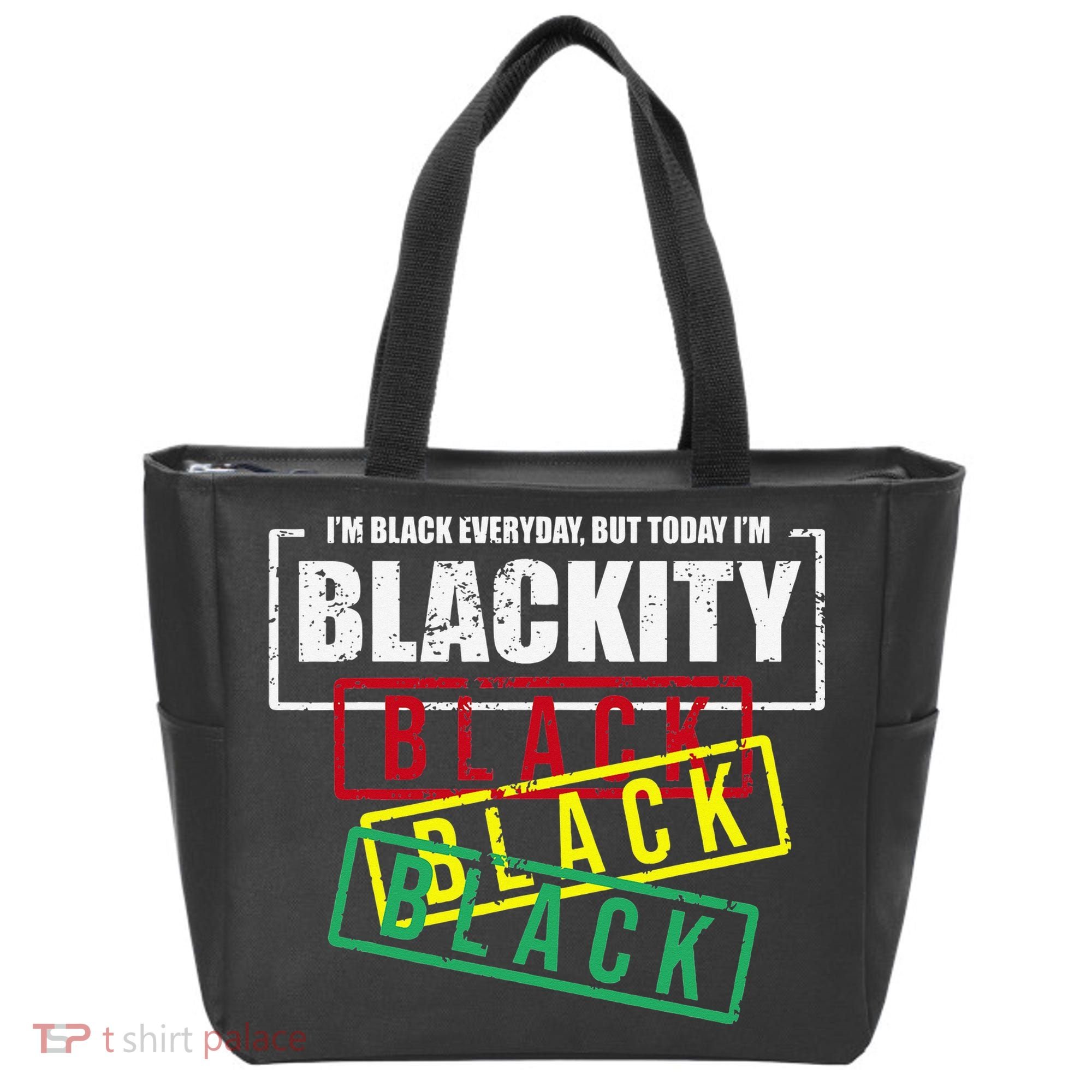 I'm Blackity Black African American Black Power Tote Bag