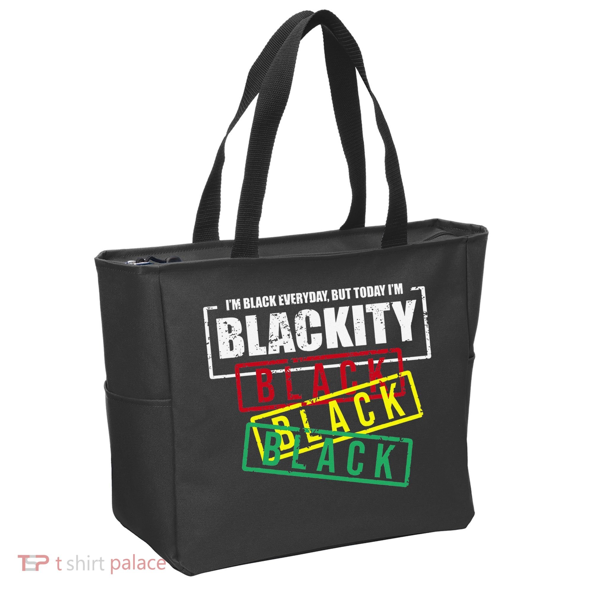 I'm Blackity Black African American Black Power Tote Bag