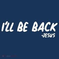 I'll Be Back Jesus Beanie thumb 2