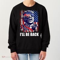 I'll Be Back Trump Make American Great Again, Trump 2024 Women's Sweatshirt thumb 0