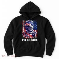I'll Be Back Trump Make American Great Again, Trump 2024 Hoodie thumb 0