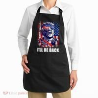 I'll Be Back Trump Make American Great Again, Trump 2024 Apron thumb 2