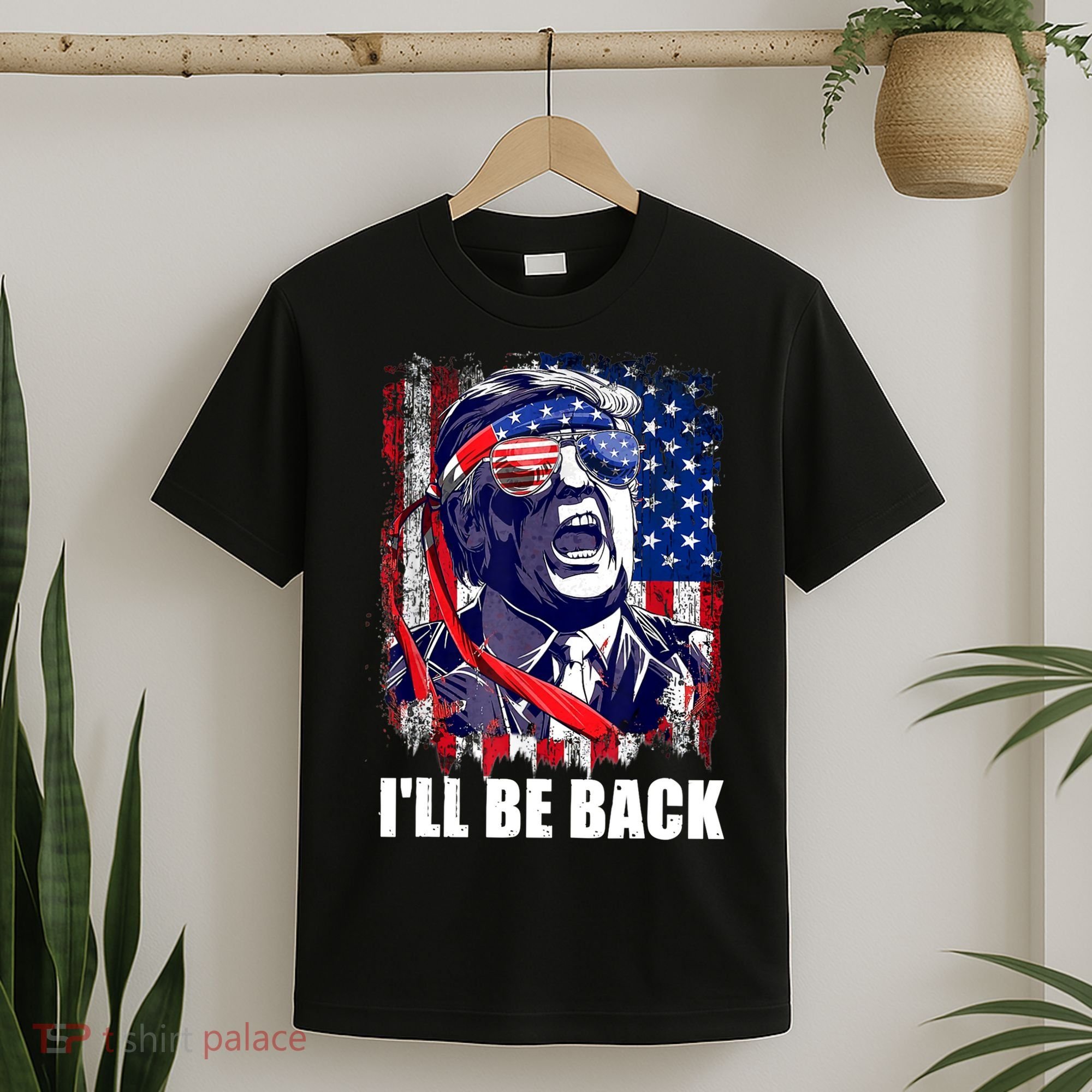 I'll Be Back Trump Make American Great Again, Trump 2024 T-Shirt