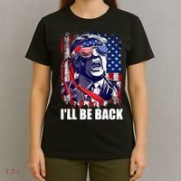 I'll Be Back Trump Make American Great Again, Trump 2024 T-Shirt thumb 4